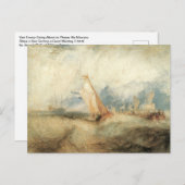 ヴィンテージ海事船シースケープバイジョセフターナー ポストカード (正面/裏面)