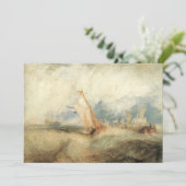 ヴィンテージ海事船シースケープバイジョセフターナー 招待状 (スタンド正面)