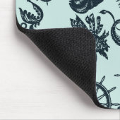 ヴィンテージ海動物型 マウスパッド (コーナー)