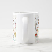 ヴィンテージ海動物、Copepoda by Ernst Haeckel ジャンボコーヒーマグカップ (裏面)