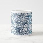 ヴィンテージ海模様 ジャンボコーヒーマグカップ (正面)