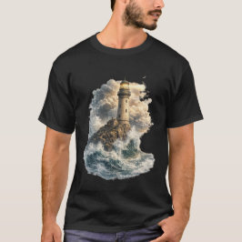 ヴィンテージ海洋灯台グラフィックTシャツ Tシャツ