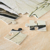 ヴィンテージ海洋生物ショアバード、アボケの鳥 ジグソーパズル (側面)