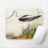 ヴィンテージ海洋生物ショアバード、アボケの鳥 マウスパッド (マウス)