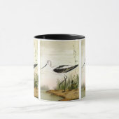 ヴィンテージ海洋生物ショアバード、アボケトバードマグ マグカップ (中央)