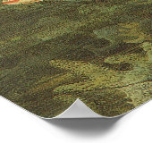 ヴィンテージ海洋生物、海の中の赤鯛 ポスター (角)