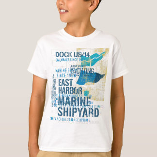 ヴィンテージ海洋造船所 – イーストコーストヤッ航海のチ Tシャツ