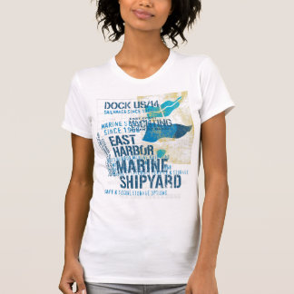 ヴィンテージ海洋造船所 – イーストコーストヤッ航海のチ Tシャツ