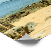 ヴィンテージ海浜写真 ポスター (角)