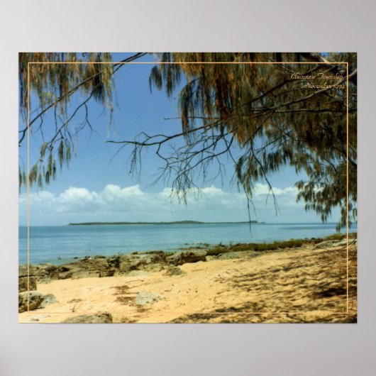 ヴィンテージ海浜写真 ポスター (正面)