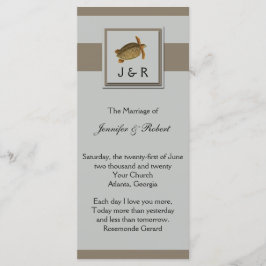 ヴィンテージ海獣結婚式 プログラム