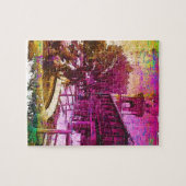 ヴィンテージ海王星カラフル泉 ジグソーパズル (横)