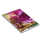 ヴィンテージ海王星カラフル泉 ノートブック (右側)