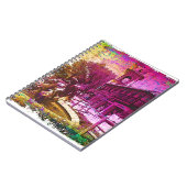 ヴィンテージ海王星カラフル泉 ノートブック (左側)