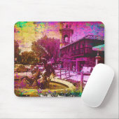 ヴィンテージ海王星カラフル泉 マウスパッド (マウス)