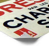 ヴィンテージ海船でブラジル・プラタ広告を放映 ポスター (角)