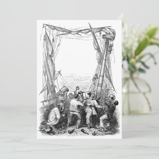 ヴィンテージ海賊と難破した海賊船 (スタンド正面)