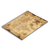 ヴィンテージ海賊の古物宝図Xマーク・ザ・スポット ノートブック (左側)