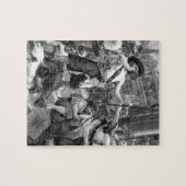 ヴィンテージ海賊の喧嘩と飲み会の船上 ジグソーパズル (横)