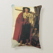 ヴィンテージ海賊の海賊は絵のような男だった アクセントクッション (裏面(縦))