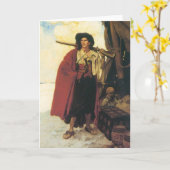 ヴィンテージ海賊の海賊は絵のような男だった カード (黄色い花)