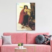 ヴィンテージ海賊の海賊は絵のような男だった キャンバスプリント (インサイチュ (リビング))