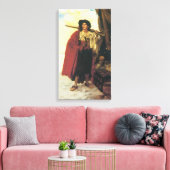 ヴィンテージ海賊の海賊は絵のような男だった キャンバスプリント (インサイチュ (リビング))