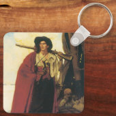 ヴィンテージ海賊の海賊は絵のような男だった キーホルダー (裏面)