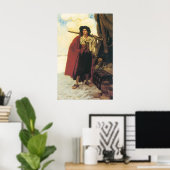 ヴィンテージ海賊の海賊は絵のような男だった ポスター (ホームオフィス)