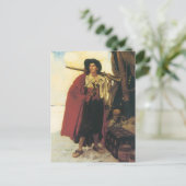 ヴィンテージ海賊の海賊は絵のような男だった ポストカード (スタンド正面)