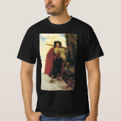 ヴィンテージ海賊の海賊は絵のような男だった Tシャツ (正面)