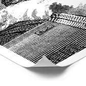 ヴィンテージ海賊の飲酒船での戦闘 ポスター (角)