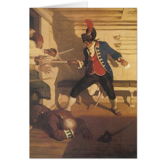 ヴィンテージ海賊キャプテン、NCワイエスによる剣の戦い (正面)