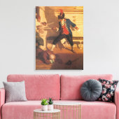 ヴィンテージ海賊キャプテン、NCワイエスによる剣の戦い キャンバスプリント (インサイチュ (リビング))