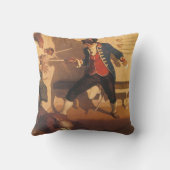 ヴィンテージ海賊キャプテン、NCワイエスによる剣の戦い クッション (裏面)