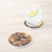 ヴィンテージ海賊キャプテン、NCワイエスによる剣の戦い コースター (側面)