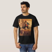 ヴィンテージ海賊キャプテン、NCワイエスによる剣の戦い Tシャツ (正面フル)