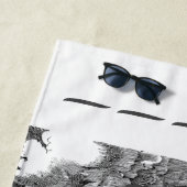 ヴィンテージ海賊帆船 ビーチタオル (インサイチュ)