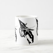 ヴィンテージ海賊旗、ジョリー・ロジャー スカルクロスボーンズ コーヒーマグカップ (中央)