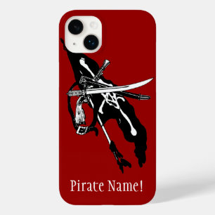 ヴィンテージ海賊旗、ジョリー・ロジャー スカルクロスボーンズ Case-Mate iPhone 14 PLUSケース