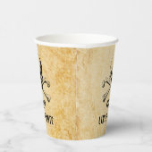 ヴィンテージ海賊版パーティースカル&ボーンズハロウィーン 紙コップ (右)