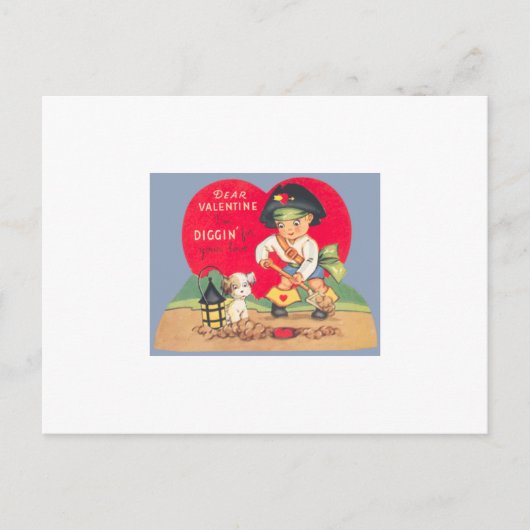 ヴィンテージ海賊版V日はがき ポストカード (正面)