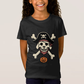 ヴィンテージ海賊犬ハロウィン ドクロ 骨 Tシャツ