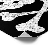 ヴィンテージ海賊猫キッテンハロウィーンスカルクロスボー ポスター (角)