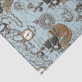 ヴィンテージ海賊船宝の地図デコップクラフト 薄葉紙 (詳細)