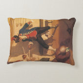 ヴィンテージ海賊船長、剣闘によるNC Wyeth アクセントクッション (裏面)