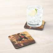 ヴィンテージ海賊船長、剣闘によるNC Wyeth コースター (右側)