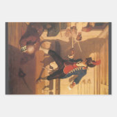 ヴィンテージ海賊船長、剣闘によるNC Wyeth ラッピングペーパーシート (正面)
