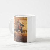 ヴィンテージ海賊船長、NC Wyethによる剣闘 コーヒーマグカップ (正面左)