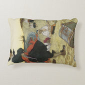 ヴィンテージ海賊、ウィリアム・キッドの宝物埋葬 アクセントクッション (裏面)